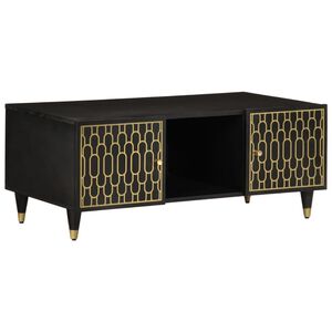 vidaXL Klubska mizica 100x54x40 cm trden mangov les