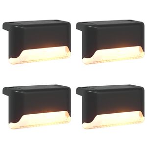 vidaXL Sončne luči za zunanjo uporabo z zemeljskim klinom 4 pcs 4,5 cm