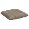 vidaXL Sedežne blazine 4 pcs Taupe 40 x 40 x 6 cm Mikrofibra