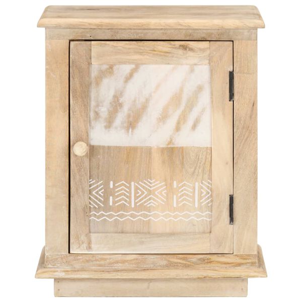 vidaXL Nočna omarica 40x30x46 cm trden mangov les