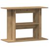 vidaXL Stojalo za akvarij Artisan hrast 80x35x60 cm inženirski les