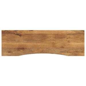 vidaXL Mizna plo&scaron;ča ukrivljena 160x50x2,5 cm trden mangov les