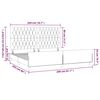vidaXL Posteljni okvir brez vzmetnice temno moder 200x200 cm žamet