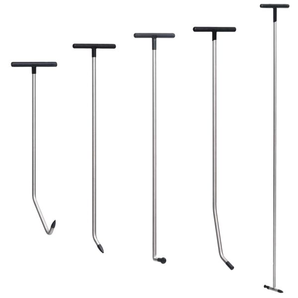 vidaXL 5-delni komplet za popravilo udrtin nerjaveče jeklo