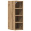 vidaXL Viseča omara &ldquo;Riga&rdquo; Artisan Oak 20x29,5x60 cm Inženirski les