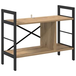 vidaXL Knjižna polica 3 nivojev 75 x 30 x 58,5 cm Inženirski les