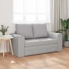 vidaXL Sofa postelja 60cm Oblačno siva blago
