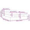 vidaXL Otomanski posteljni okvir z vzmetnicami moder 180x200cm žamet