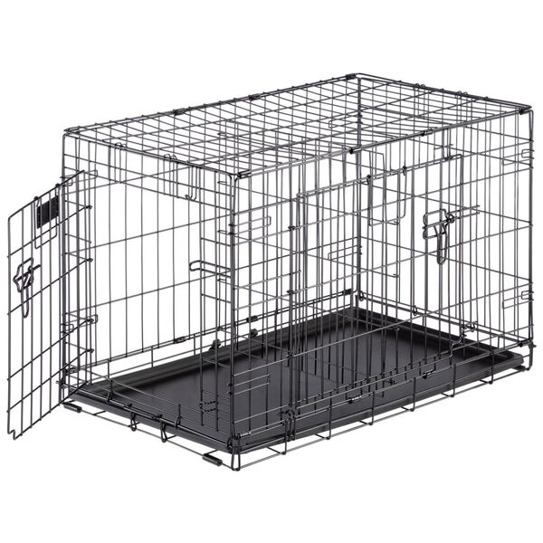 Ferplast Pasji boks Dog-Inn 75 77,4x48,5x54,6 cm siv