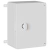 vidaXL Nadzorna omara Siva 25 x 13 x 24 cm ABS plastika