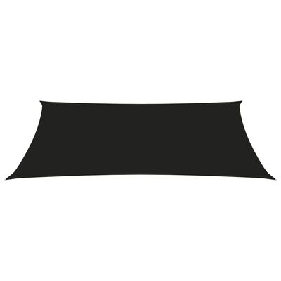 vidaXL Senčno jadro oksford blago pravokotno 2x4 m črno