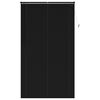 vidaXL Venecijanska žaluzija Črna 213 x 110 cm 25 mm PVC