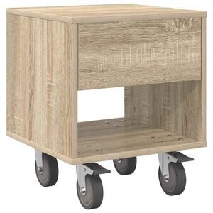 vidaXL Nočna omarica Sonoma hrast 40,5 x 40 x 48 cm Inženirski les