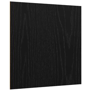 vidaXL Dekorativni paneli 12 kos Črna Orehovina 30 x 30 x 0.27 cm