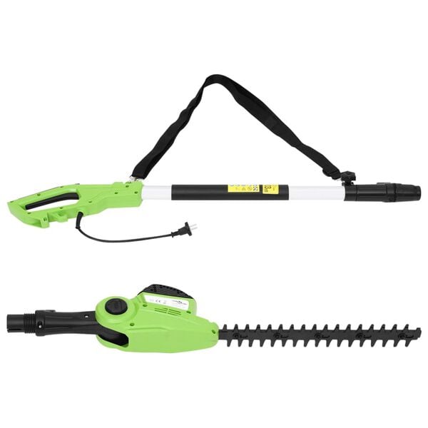 vidaXL Električne teleskopske &scaron;karje za živo mejo 41 cm 550 W