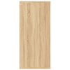 vidaXL Knjižna omara/komoda sonoma hrast 66x30x98 cm iverna plošča