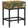vidaXL Stranska mizica 40x30x51 cm trden predelan les