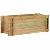 vidaXL Dvignjena zelenjavna gredica Zelena 120 x 80 x 32 cm