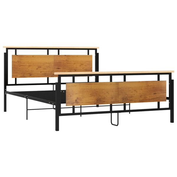 vidaXL Posteljni okvir kovinski 160x200 cm