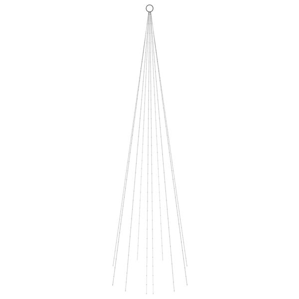 vidaXL Novoletna jelka iz 310 modrih LED lučk 300 cm