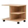 vidaXL Vrtljiva polica 50x35x42 cm hrast