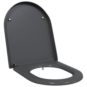 vidaXL Pokrivalo za strani&scaron;če Antracit 49 x 36 x 4 cm Duroplast