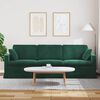 vidaXL Kavč Temno zelena 228 x 78 x 80 cm Žamet