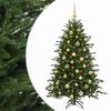 vidaXL Umetna božična jelka z bučko 150 cm 150 LED Toplo bela