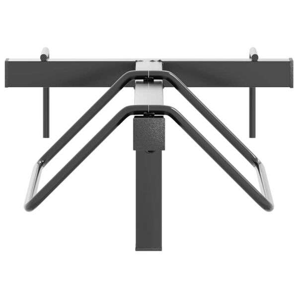 vidaXL Stenski nosilec za sedlo črno železo