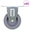 vidaXL 32-delna fiksna kolesa 75 mm