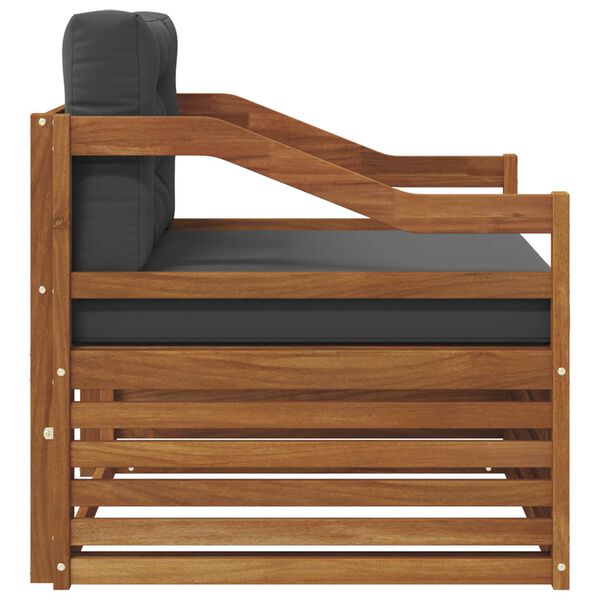 vidaXL Zunanja garnitura za sedenje Masiven les akacije Naravna