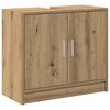 vidaXL Kopalni&scaron;ka omarica Umetni hrast 63 x 29 x 55 cm Konstruiran les