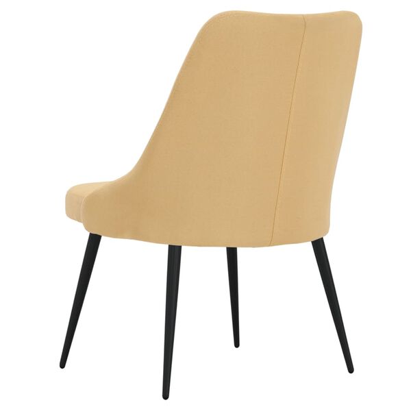 vidaXL Jedilni stoli 6 kosov rumeno blago