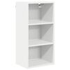 vidaXL Viseča omarica Bela 40 x 29,5 x 80 cm Inženirski les