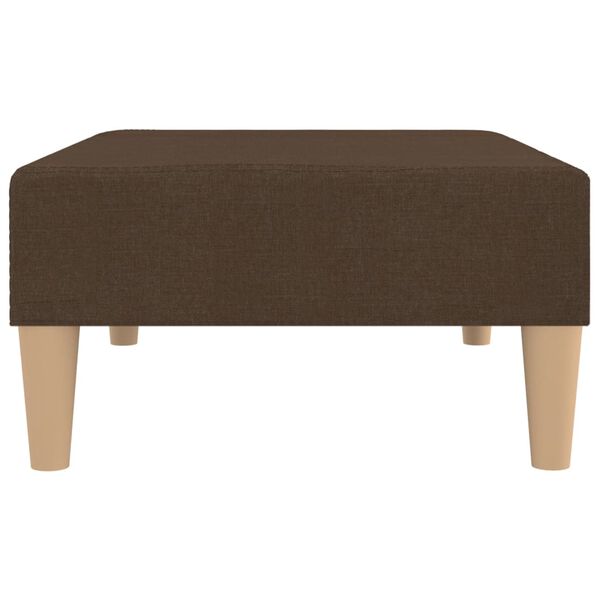 vidaXL Stolček za noge rjav 78x56x32 cm blago