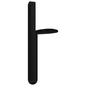 vidaXL Kosi pohi&scaron;tva 2 pcs Črna 66 x 36 x 160 mm elezo