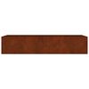 vidaXL Vrtna visoka greda 200x80x40 cm corten jeklo
