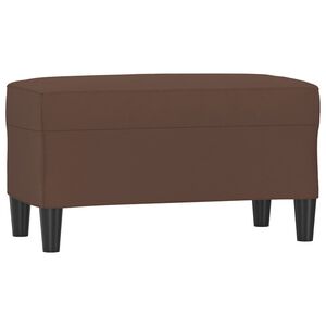 vidaXL Klop rjava 70x35x41 cm umetno usnje