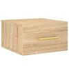 vidaXL Stenska nočna omarica sonoma hrast 35x35x20 cm