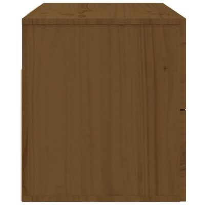 vidaXL Stenska nočna omarica medeno rjava 50x36x40 cm