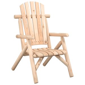 vidaXL Vrtni stol 68x86x103 cm trden smrekov les