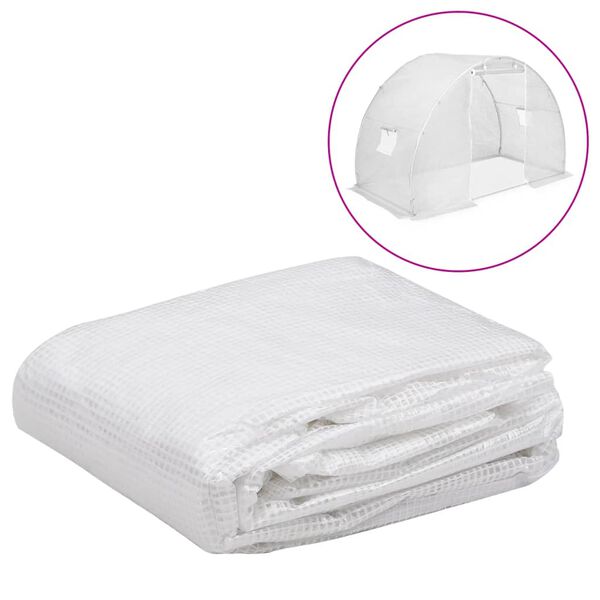 vidaXL Nadomestno pokrivalo za rastlinjak 4,5 m² 3x1,5x2 m prozorno