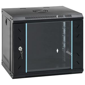 vidaXL 9U stenska omrežna omarica 19" IP20 53x40x45 cm