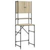 vidaXL Omara za pralni stroj sonoma hrast 68x48,5x194 cm