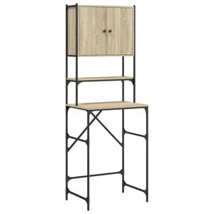 vidaXL Omara za pralni stroj sonoma hrast 68x48,5x194 cm