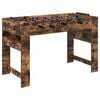 vidaXL Namizni nogomet Dimljeni Hrast 125 x 60,5 x 80 cm