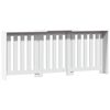 vidaXL Pokrov za radiator bel 205x21,5x83,5 cm inženirski les