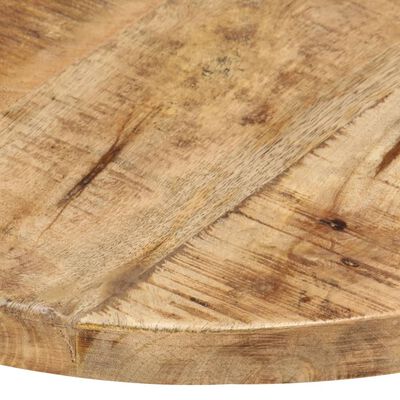 vidaXL Mizna plošča iz trdnega mangovega lesa okrogla 25-27 mm 50 cm