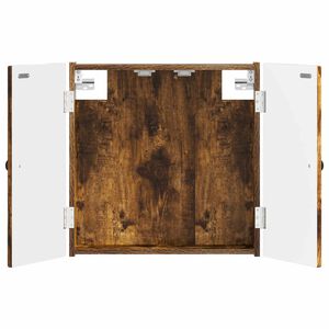 vidaXL Omara za tarče EDE Dimljen hrast 52,5 x 10,5 x 53,5 cm
