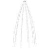 vidaXL Lučke za novoletno jelko 250 LED lučk hladno bele 250 cm